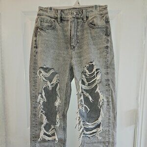 American Eagle Ripped Mom Jeans